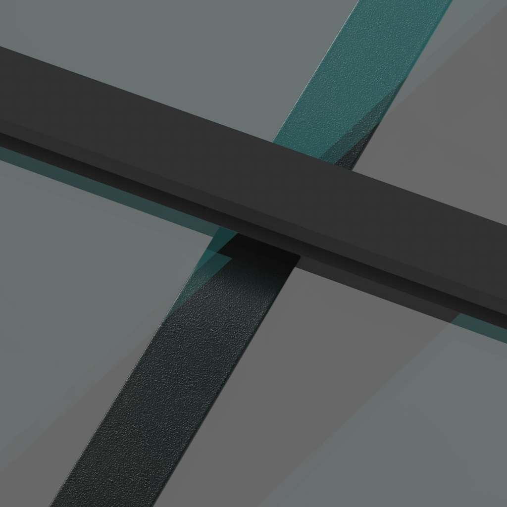 Σετ συρόμενης πόρτας με υλικό μαύρο 102,5x205 cm - Pakobazaar