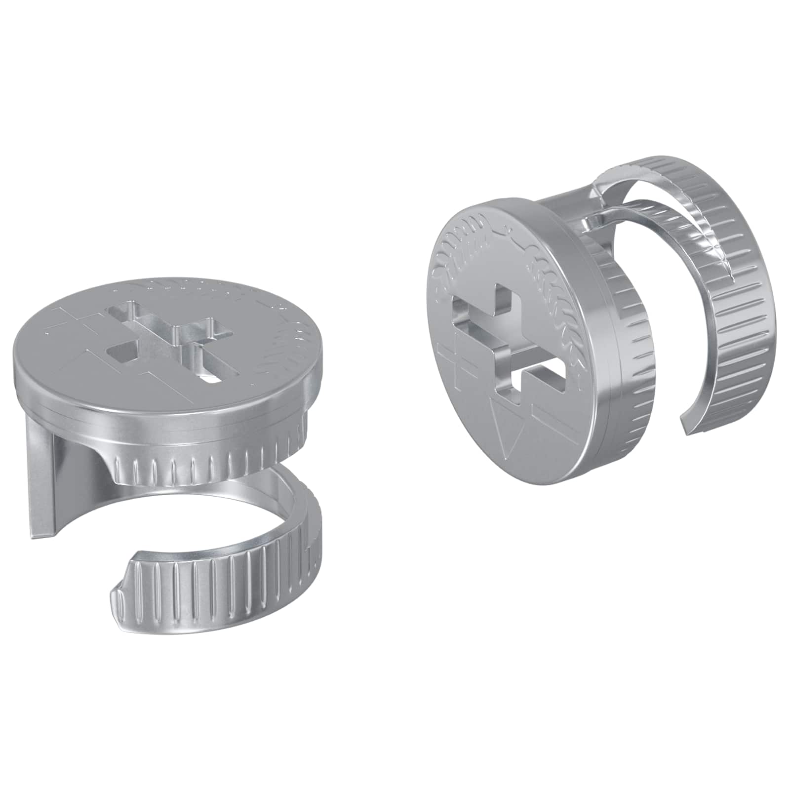 Καμπανούχες βίδες 2 pcs Ασημί 12 x 10 mm Μέταλλο - Pakobazaar