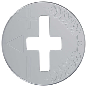Καμπανούχες βίδες 2 pcs Ασημί 12 x 10 mm Μέταλλο - Pakobazaar
