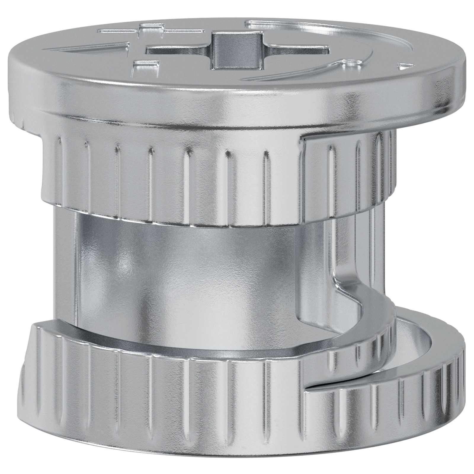 Καμπανούχες βίδες 2 pcs Ασημί 15 x 11,5 mm Μέταλλο - Pakobazaar