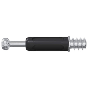 Βίδα Κλειδαριάς 2 pcs Ασημί και Μαύρο M6 x 40 χιλ Μέταλλο - Pakobazaar