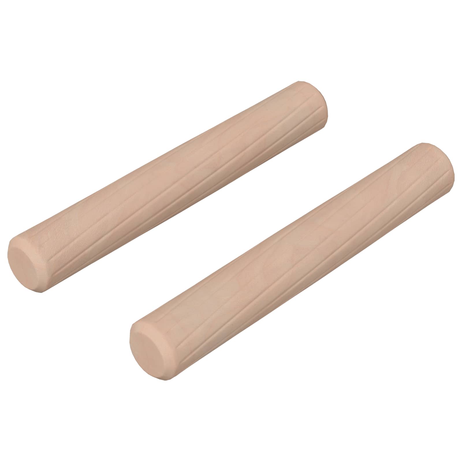 Ξύλινοι Δακτύλιοι 2 pcs Φυσικό Ø 6 x 40 mm Στερεό ξύλο - Pakobazaar
