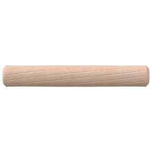 Ξύλινοι Δακτύλιοι 2 pcs Φυσικό Ø 6 x 40 mm Στερεό ξύλο - Pakobazaar