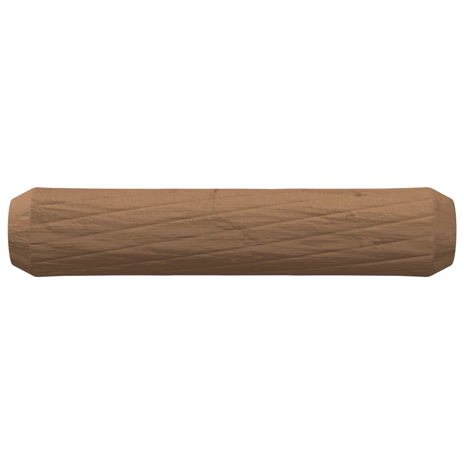 Ξύλινοι Δακτύλιοι 12 pcs Καφέ Ø8 x 35 mm Μασίφ ξύλο - Pakobazaar