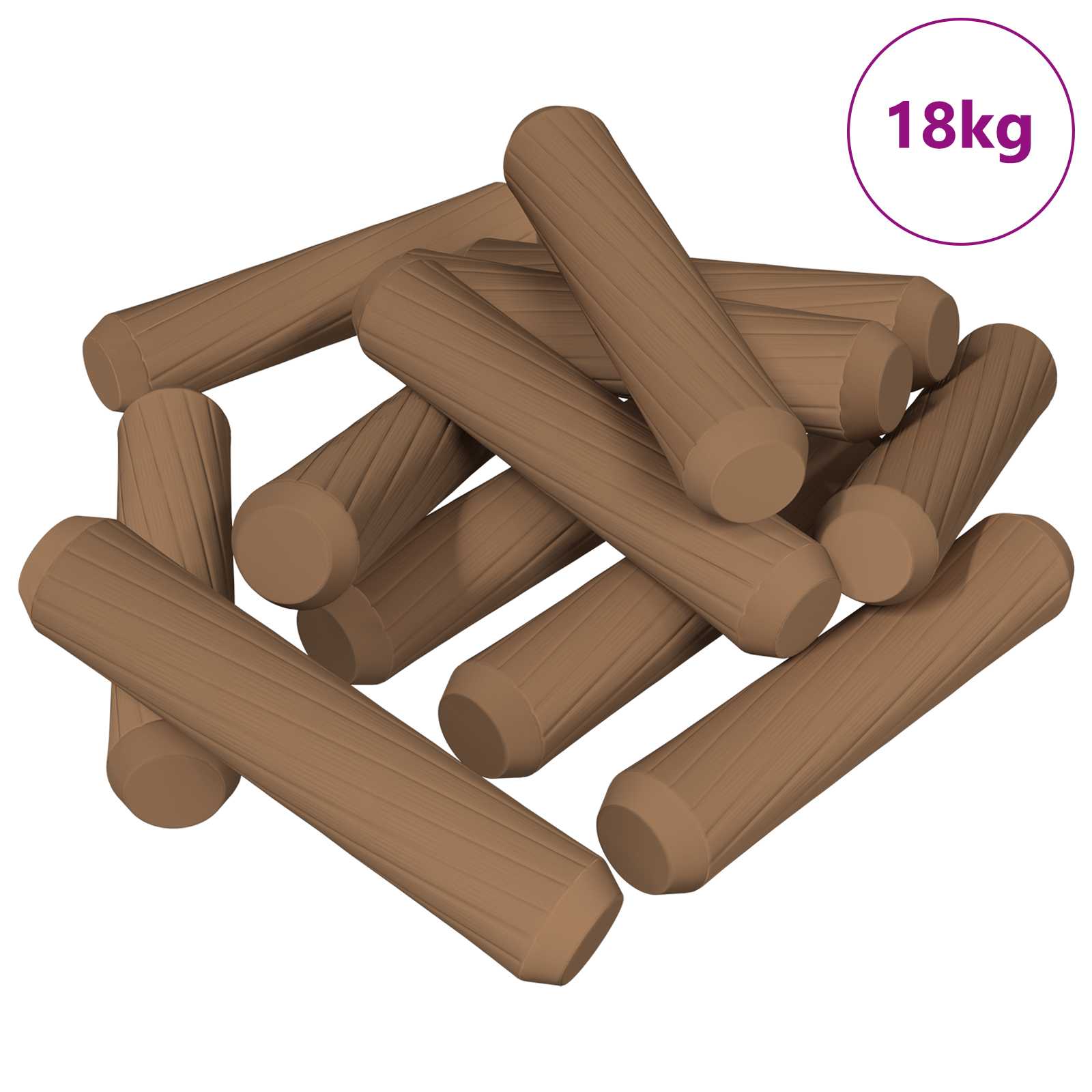 Ξύλινοι Δακτύλιοι 18000 pcs Καφέ Μασίφ ξύλο - Pakobazaar
