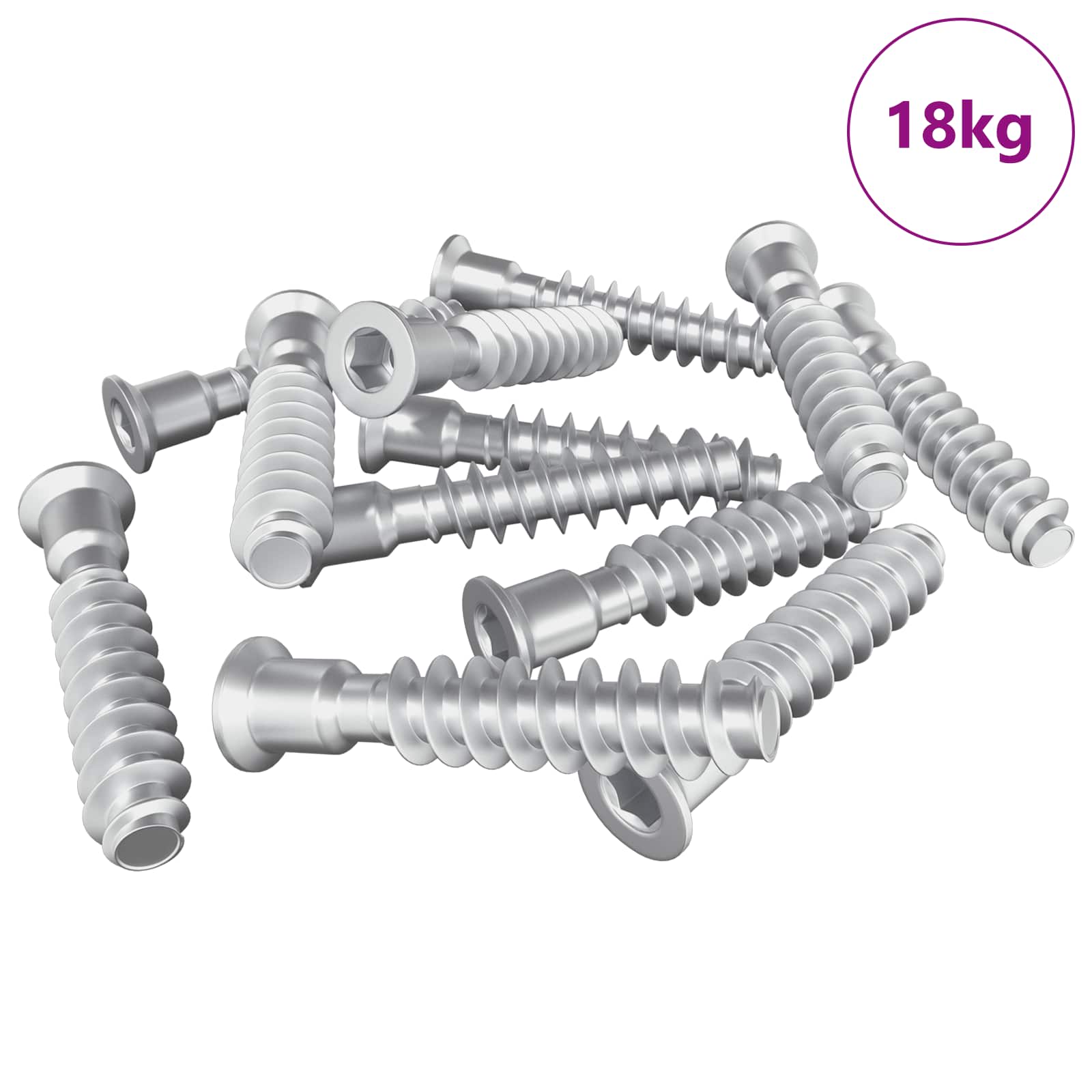 Κεφαλή βίδας 2900 pcs Ασημί Ατσάλι