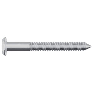 Βίδα 2 τμχ. Ασημί M6 x 50 mm Ατσάλι