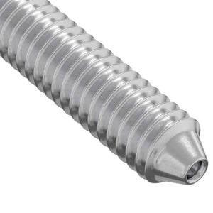 Βίδα 2 τμχ. Ασημί M6 x 120 mm Ατσάλι