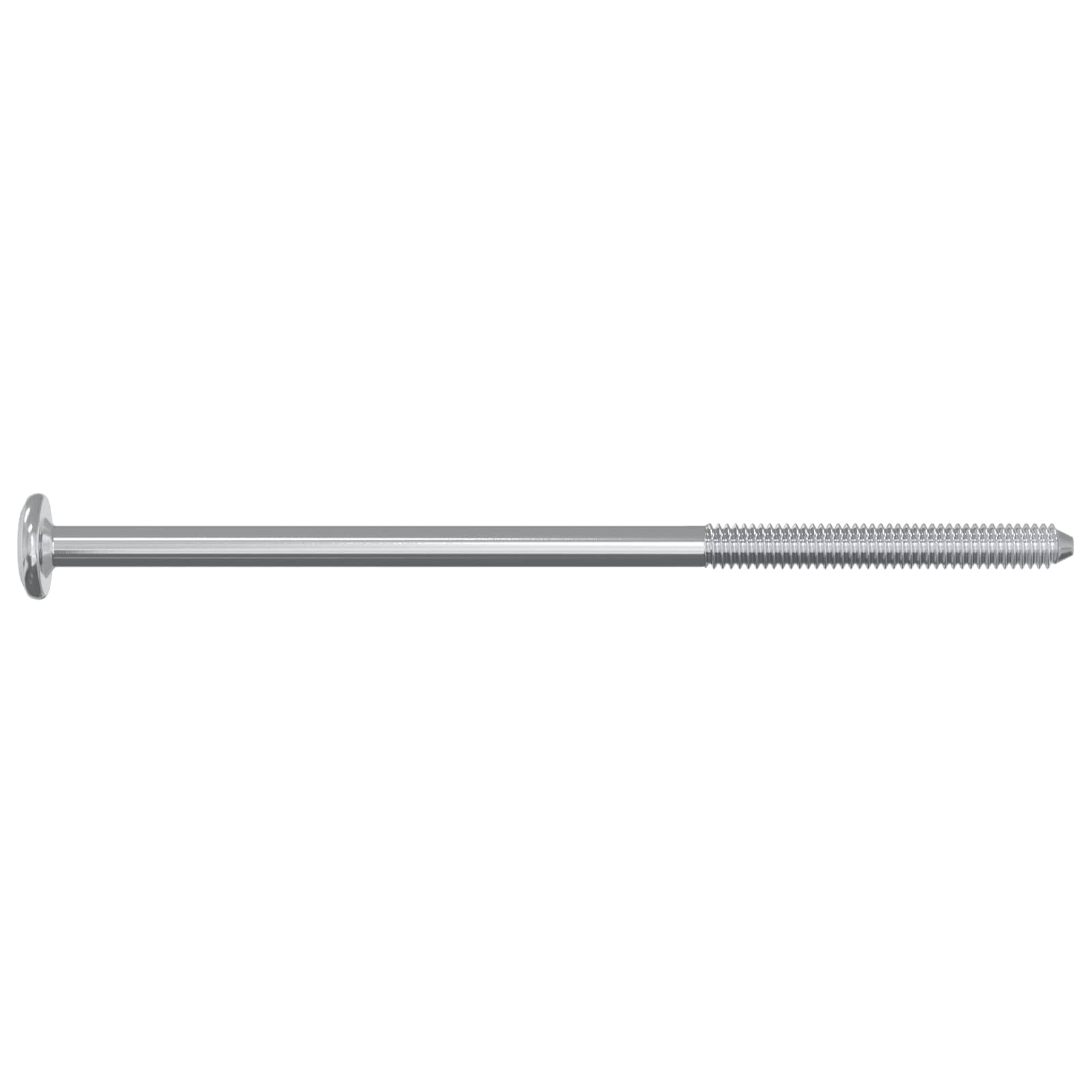 Βίδα 2 pcs Ασημί M6 x 120 mm Ατσάλι