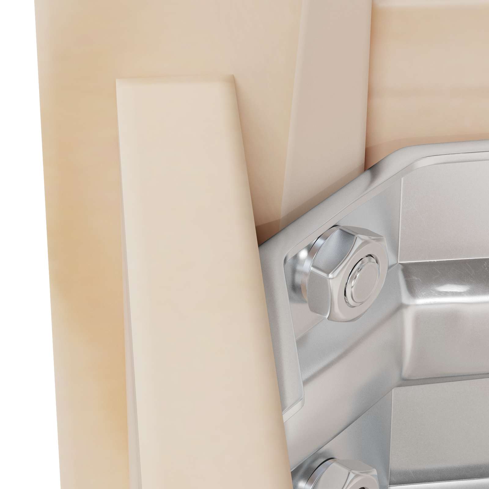 Βίδες 2 pcs Ασημί 10 x 10 x 1,2 χιλ Ατσάλι - Pakobazaar