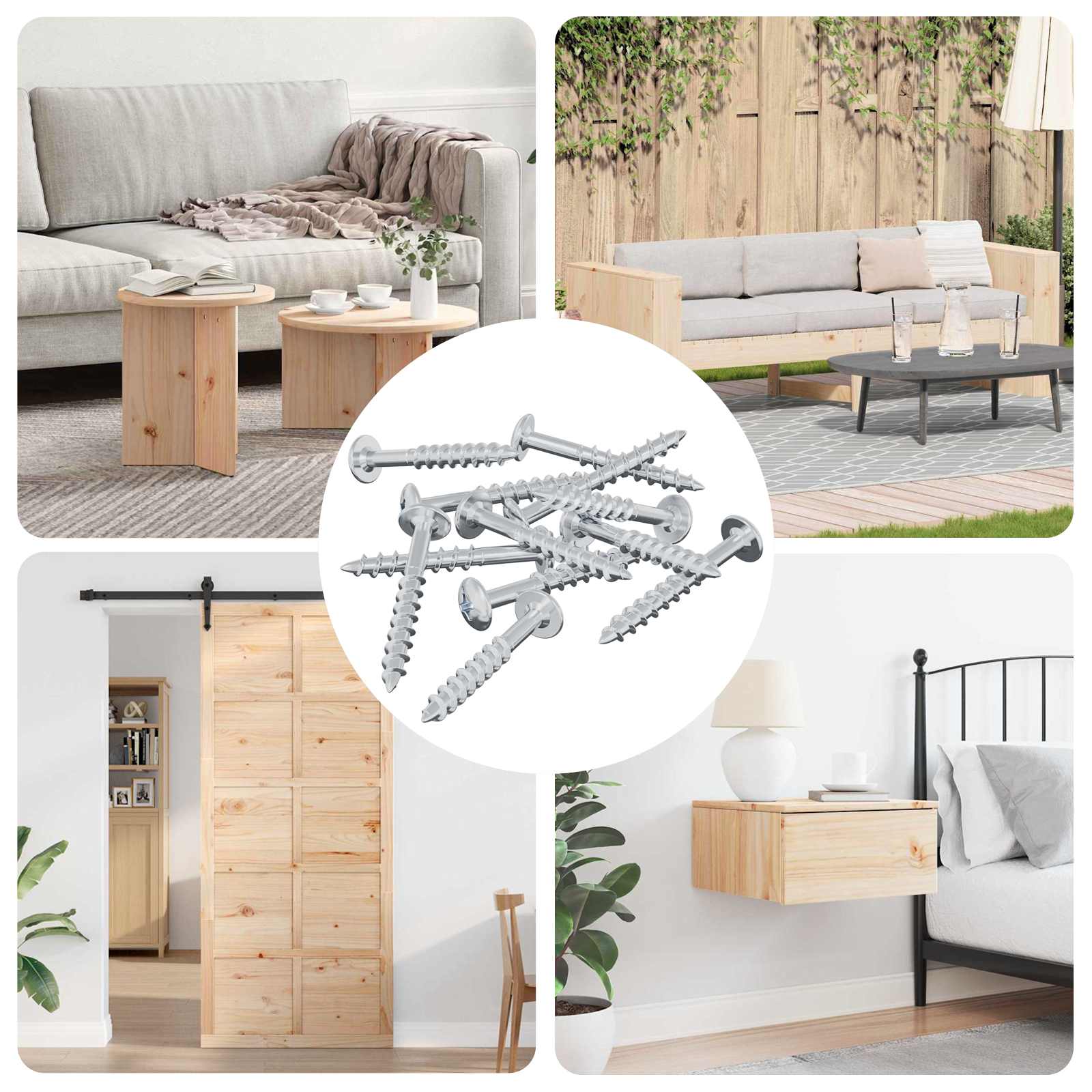 Βίδα 7792 pcs Ασημί 9,8 x 35 mm Σίδερο