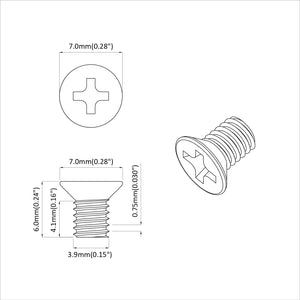 Βίδες με Σκούρο Κεφάλι 32727 pcs Ασημί Σίδερο - Pakobazaar