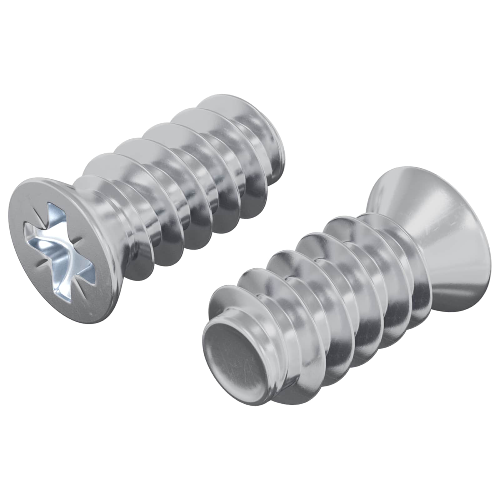 Βίδα 2 pcs Ασημί M6 x 12 mm Σίδερο