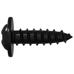 Βίδα Αυτο-τρυπητή 2 τεμ. Μαύρο 3,5 x 12 mm Σίδερο