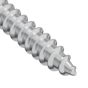 Ξυλοβίδα 12 τεμ. Ασημί 9,8 x 53 mm Ατσάλι