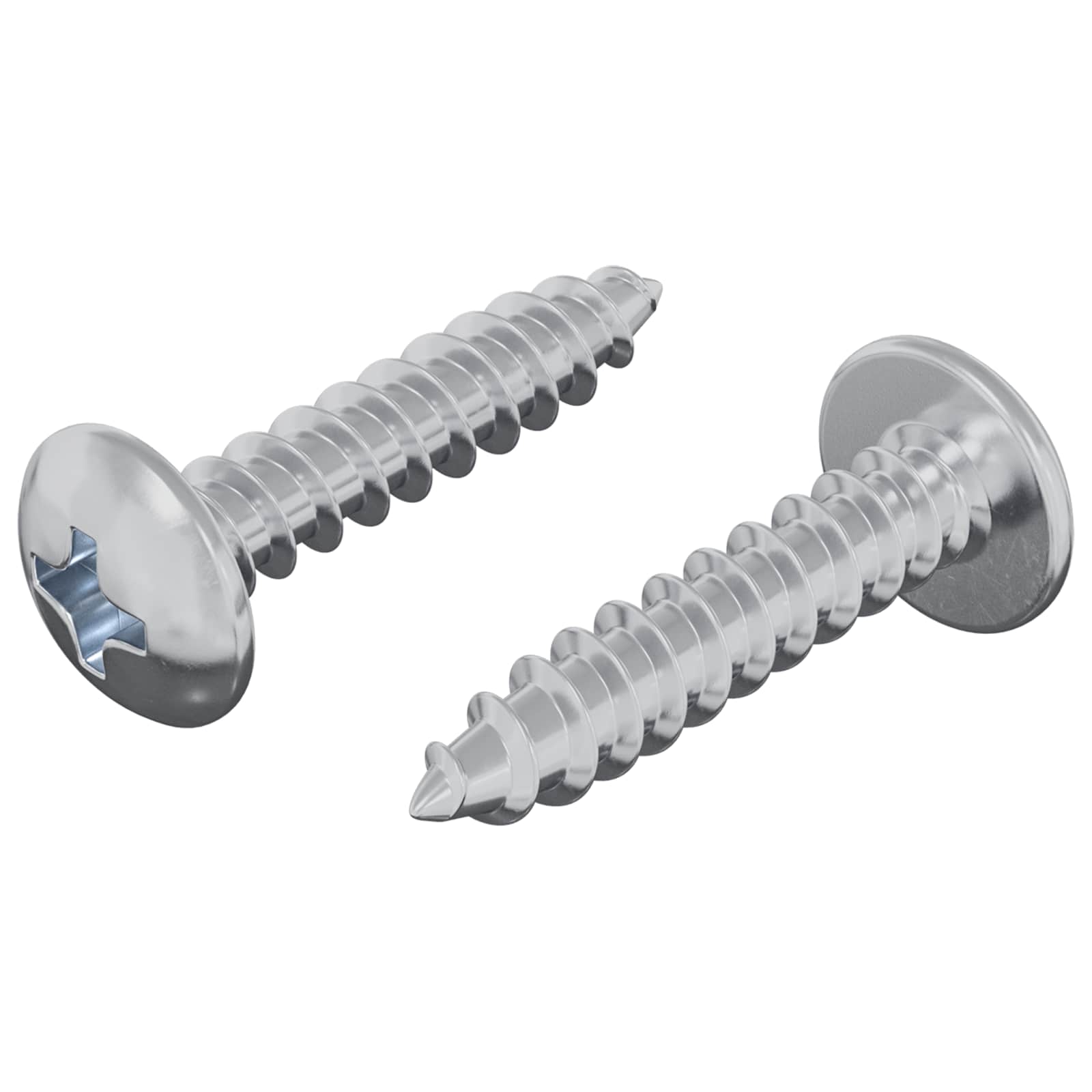 Ξυλοβίδες 2 pcs Ασημί M4 x 20 mm Ατσάλι - Pakobazaar