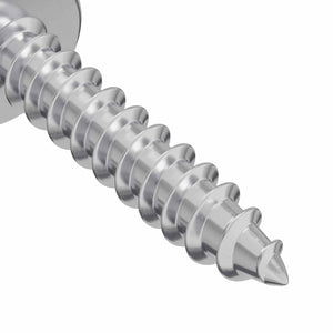 Ξυλοβίδες 12 pcs Ασημί M3,5 x 20 mm Ατσάλι - Pakobazaar