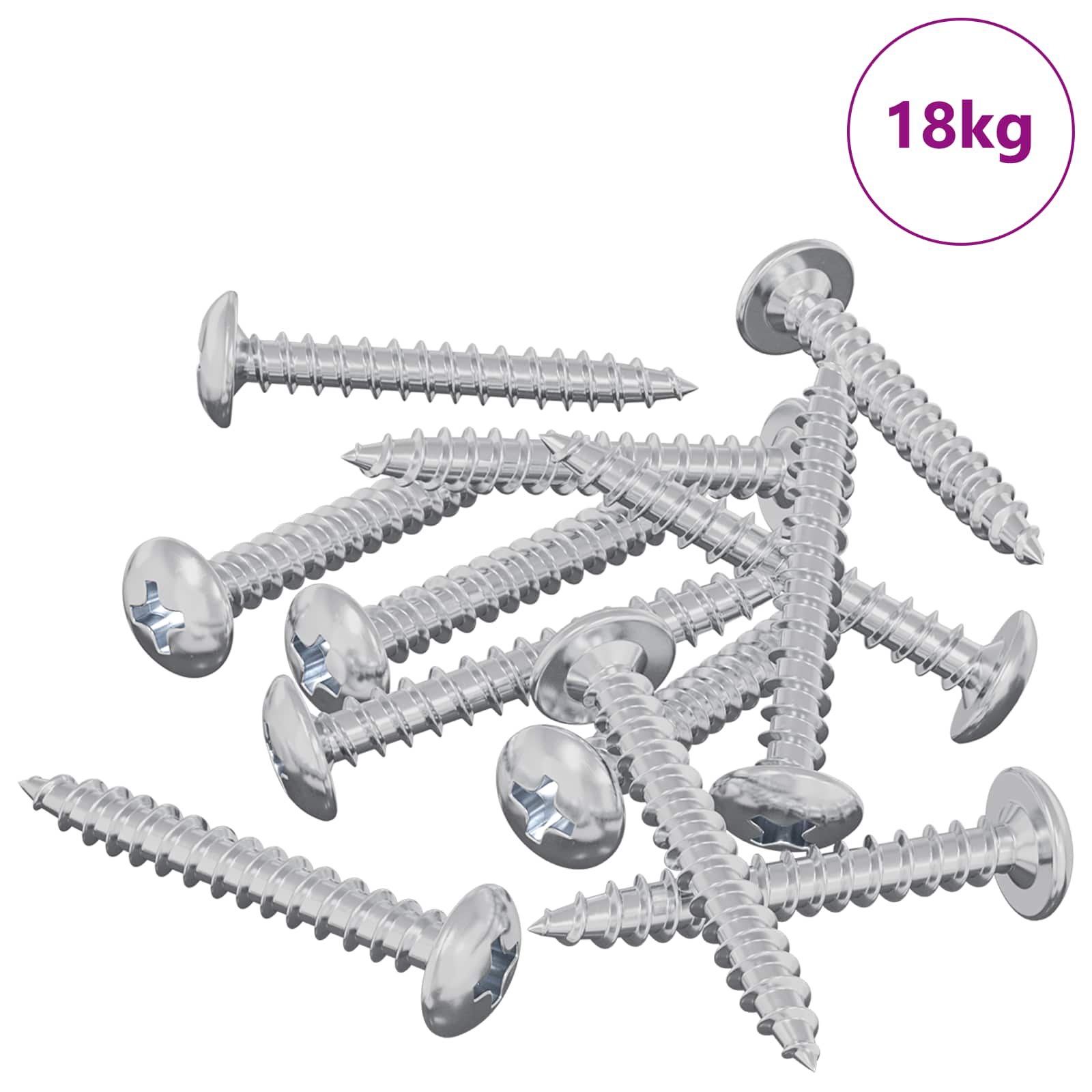 Ξυλοβίδες 8451 pcs Ασημί Ατσάλι - Pakobazaar