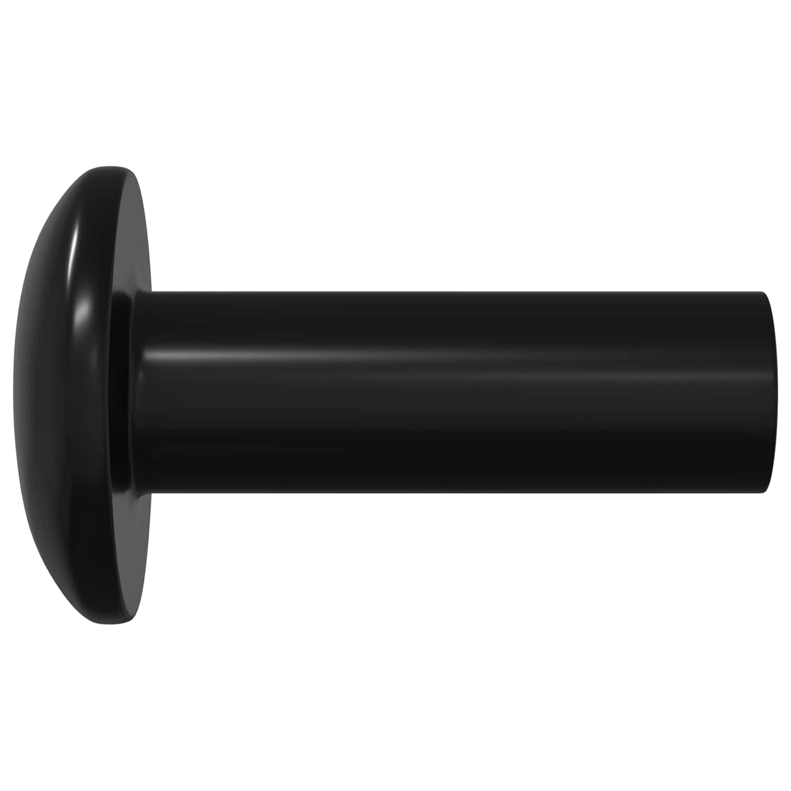 Πριτσίνια Σωλήνα 2 pcs Μαύρο M4 x 14,5 mm Μέταλλο - Pakobazaar