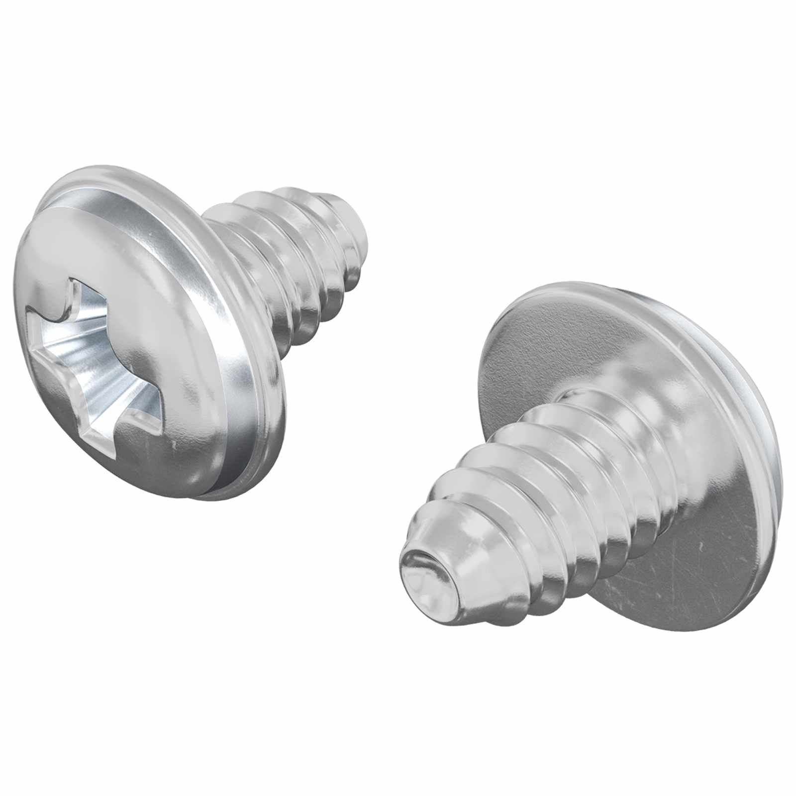 Βίδες ασφαλείας 2 pcs Ασημί M4 x 5 mm Σίδερο - Pakobazaar
