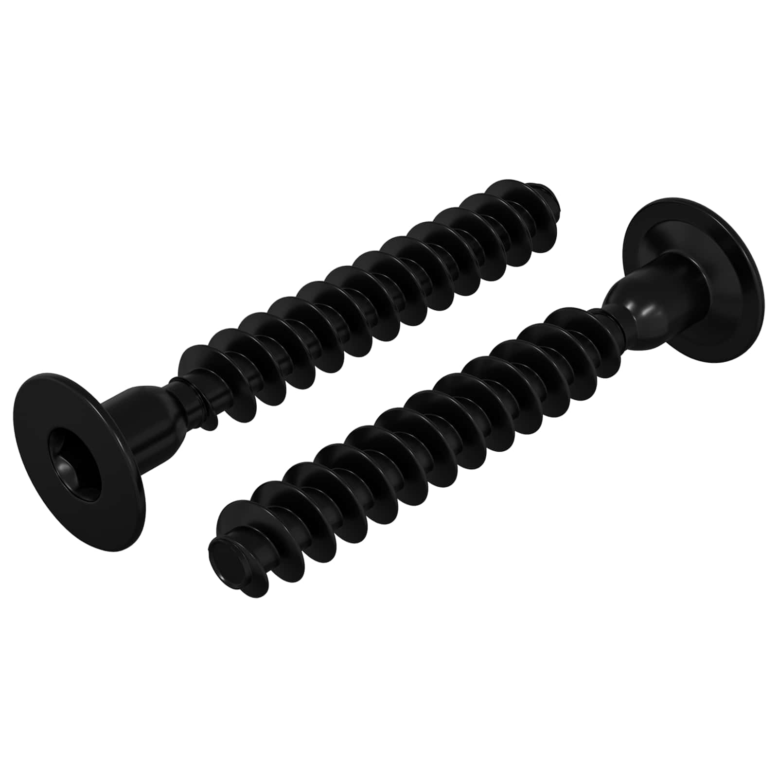 Βίδα Κεφαλής Σockets 2 pcs Μαύρο M5 x 40 mm Σίδερο