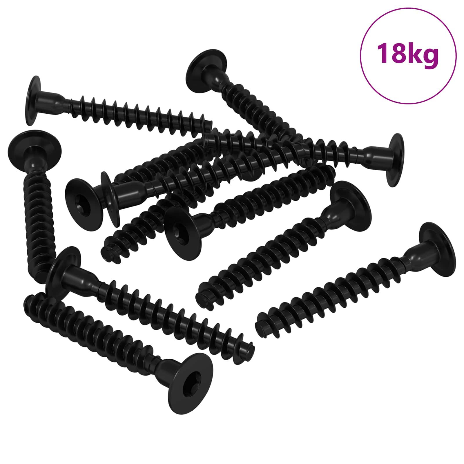 Βίδα Κεφαλής Σockets 5143 pcs Μαύρο Σίδερο