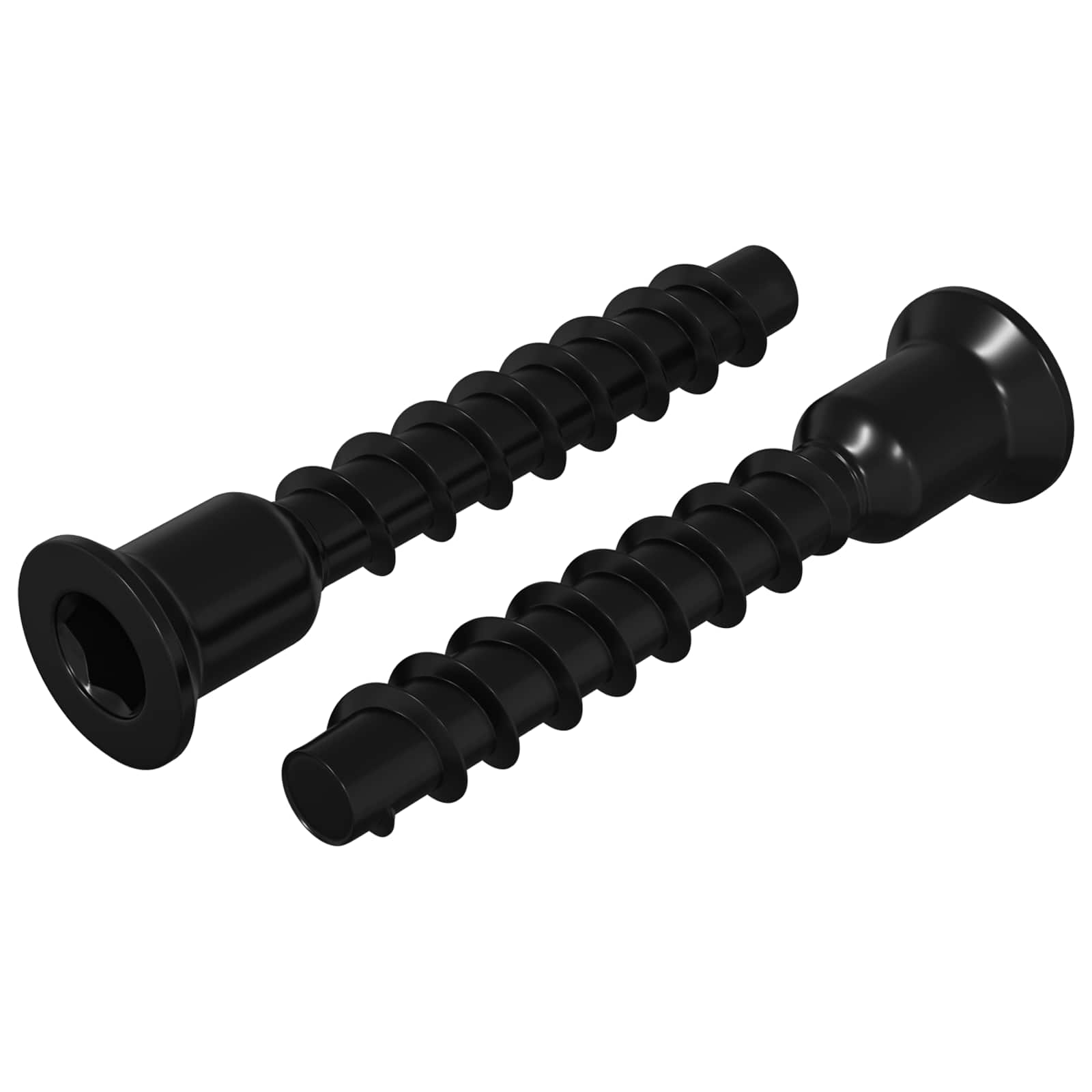 Βίδα Κεφαλής Σockets 2 pcs Μαύρο 7 x 40 χιλ Σίδερο - Pakobazaar