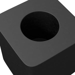 Κρατητής Συρταριού 12 τεμ. Μαύρο 15 x 15 x 15mm PP Κοπλυμερές