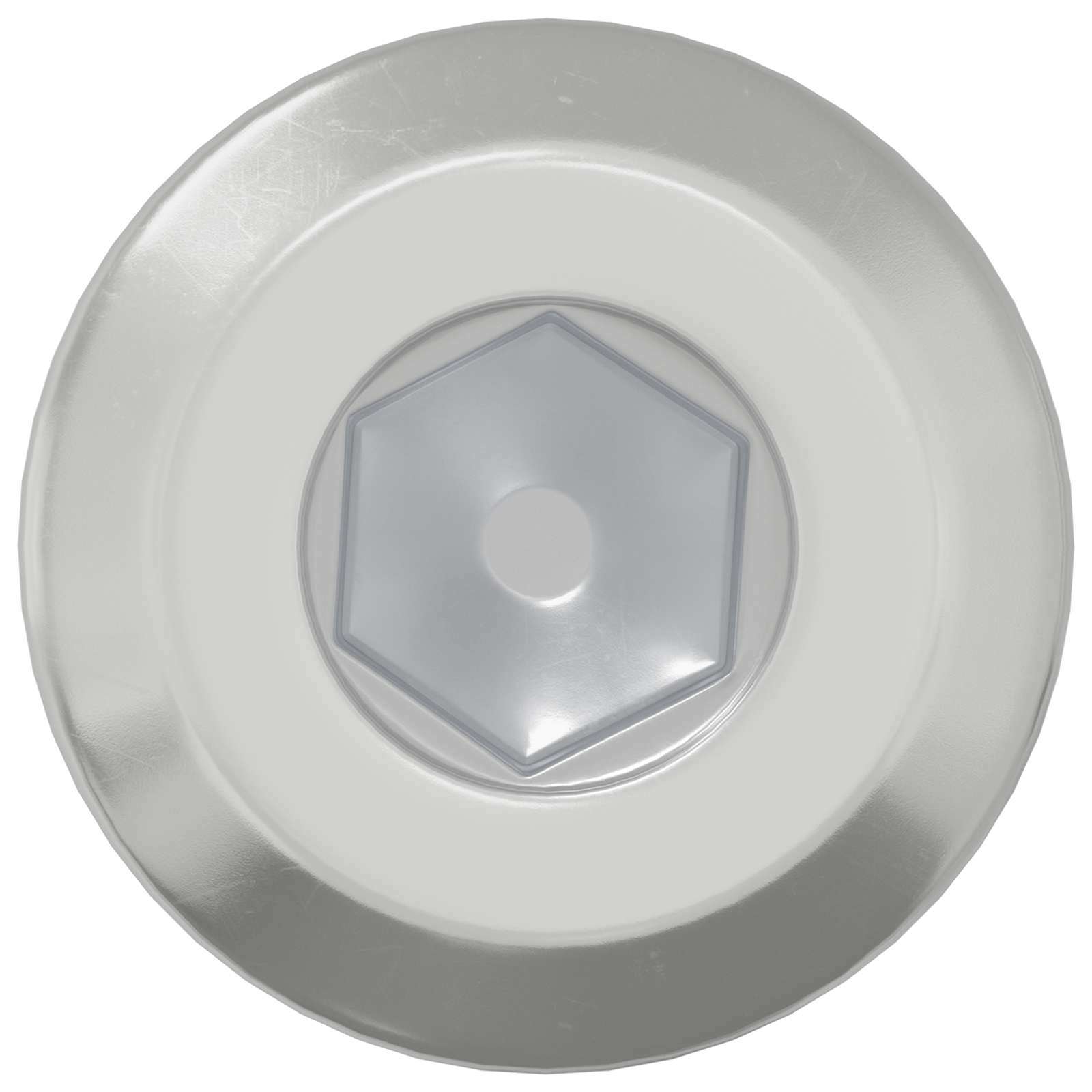 Βίδα με κλειδί κεφαλής 12 pcs Ασημί M6 x 15 mm Ατσάλι