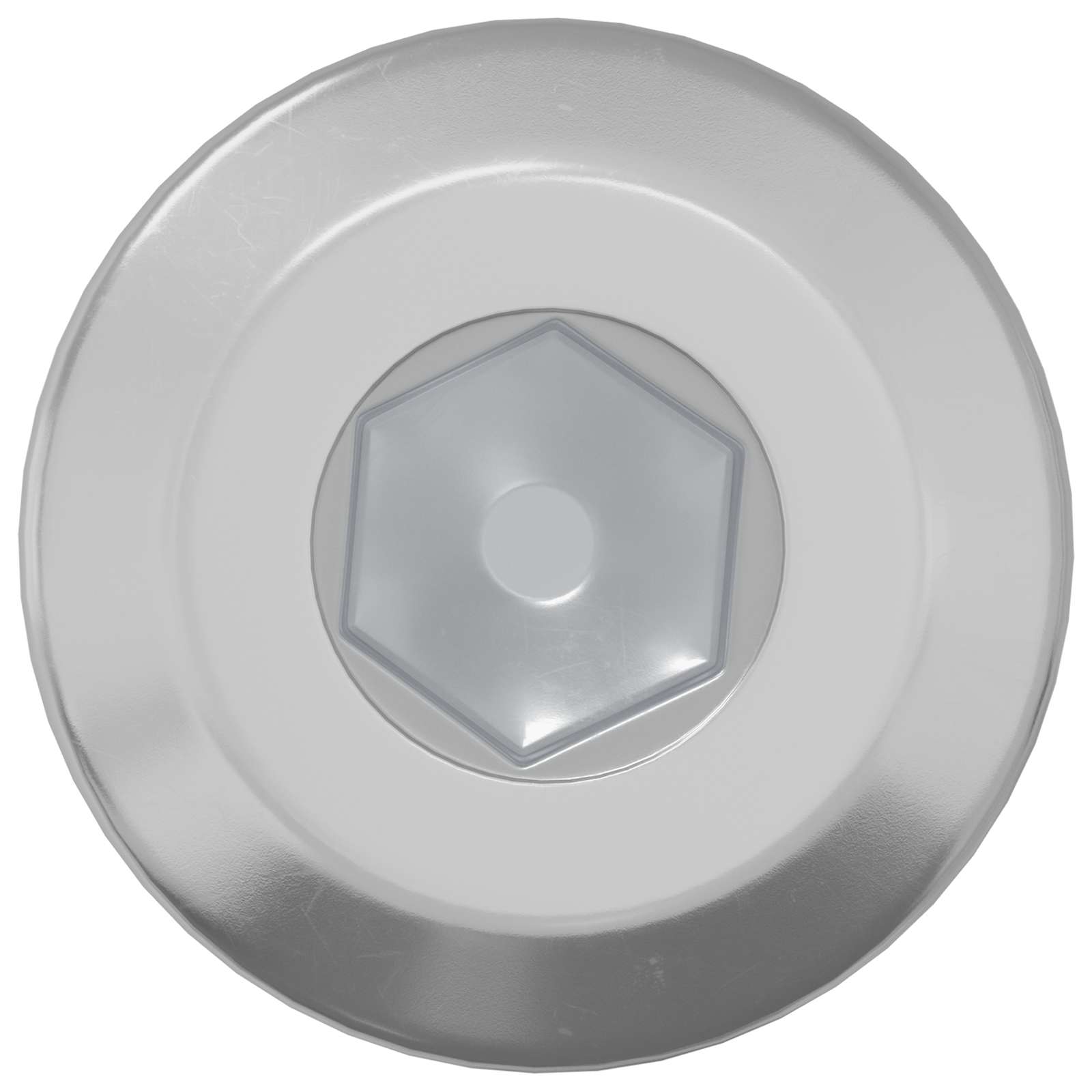 Βίδα με κλειδί κεφαλής 12 pcs Ασημί M6 x 35 χιλ. Ατσάλι