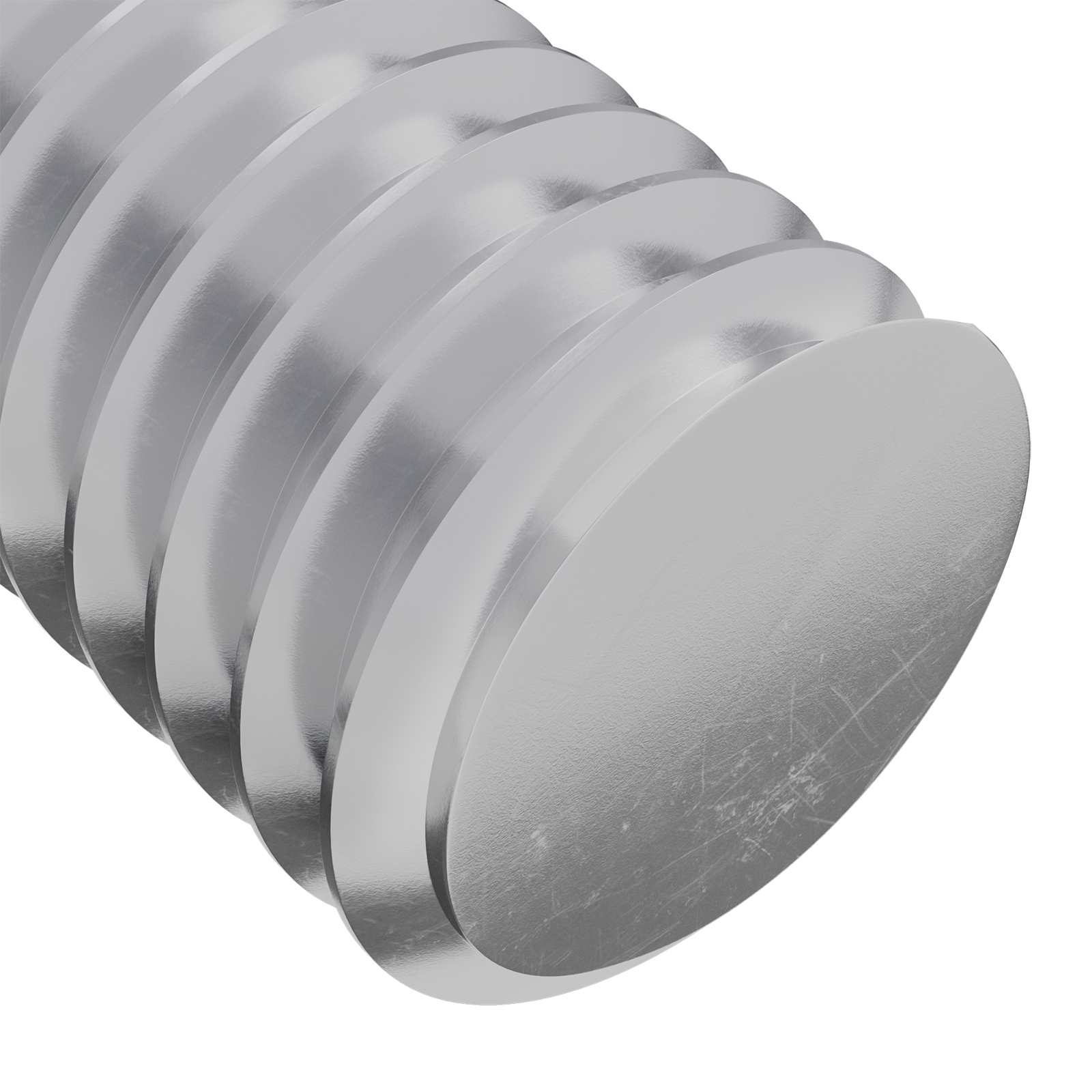 Βίδα 2 pcs Ασημί 8 x 25 mm Ατσάλι