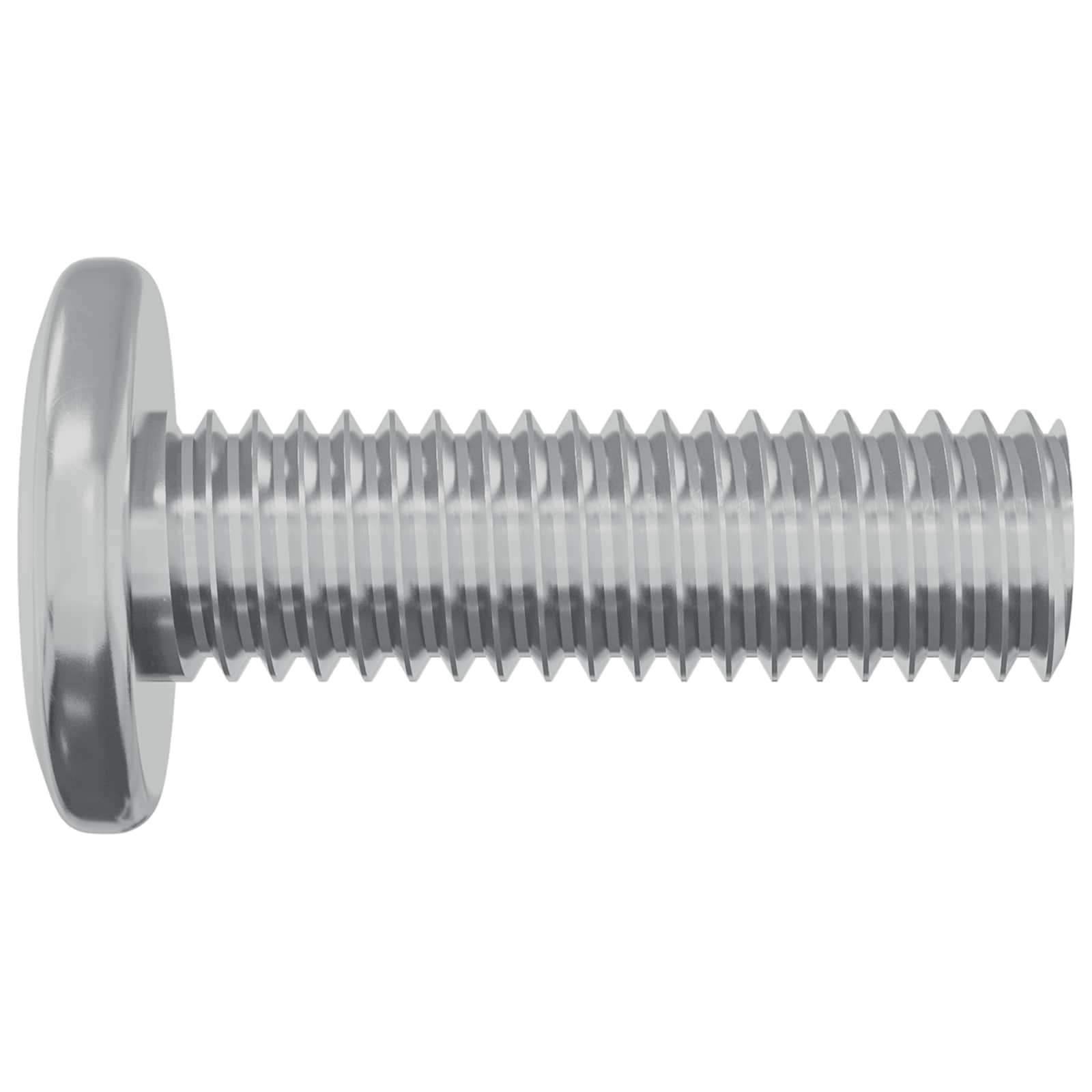 Βίδα 2 pcs Ασημί 8 x 25 mm Ατσάλι