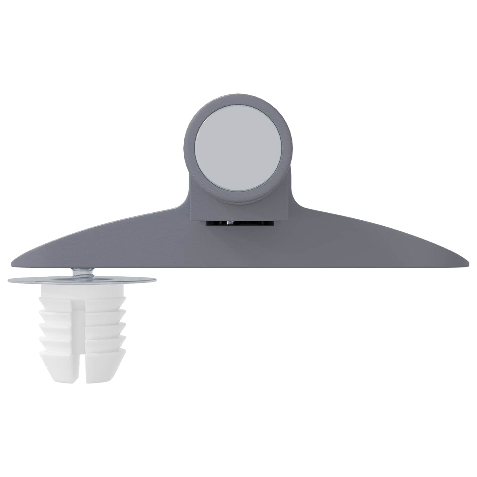 Μαλακή κλειδαριά 2 pcs Γκρι 125 x 47 x 15 mm PP