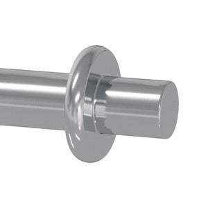 Στήριγμα Ραφιού 12 τεμ. Ασημί 8,6 x 8,6 x 14,6 mm Ατσάλι