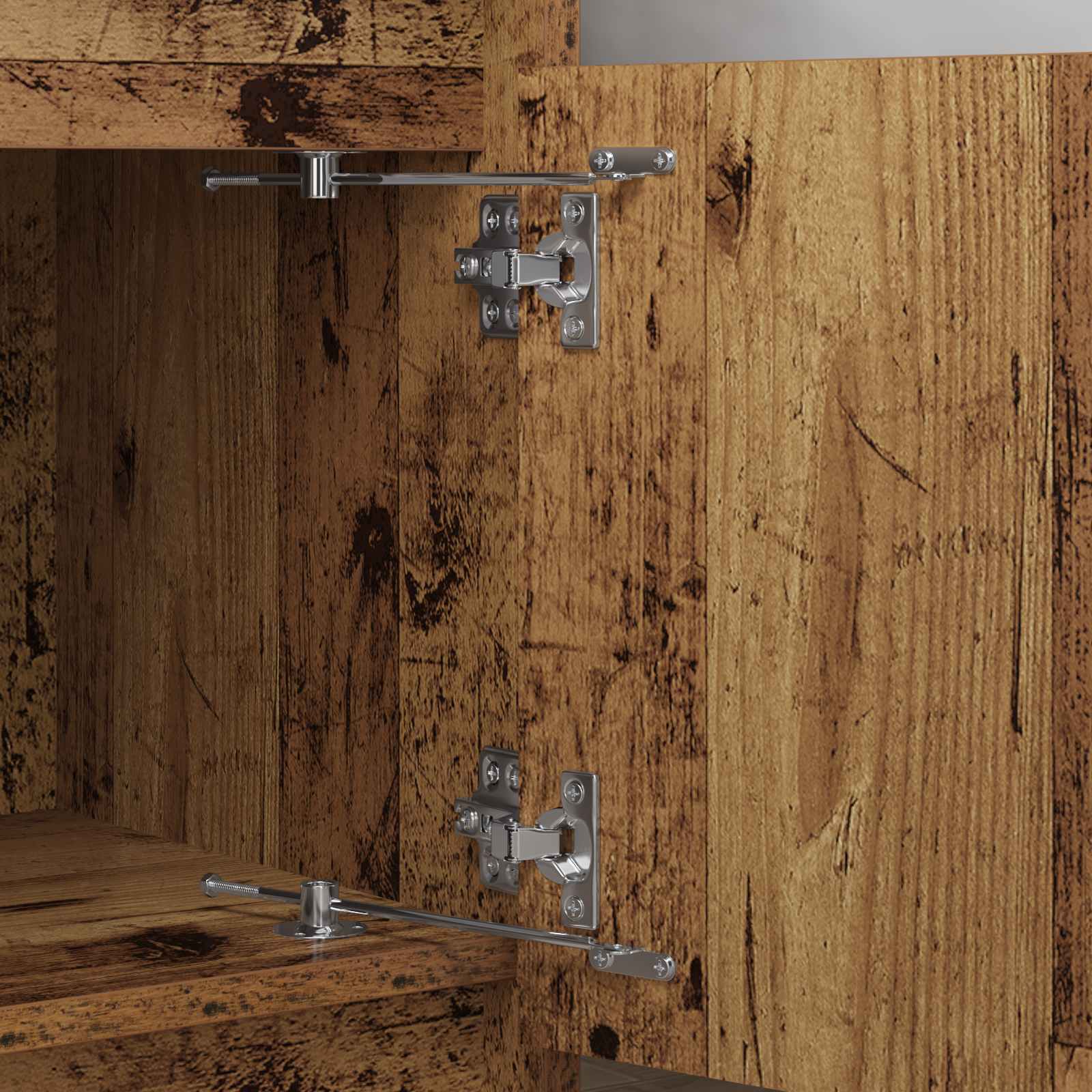 Μεντεσές με ράβδο έλξης 2 pcs Ασημί 190 mm Σίδερο - Pakobazaar