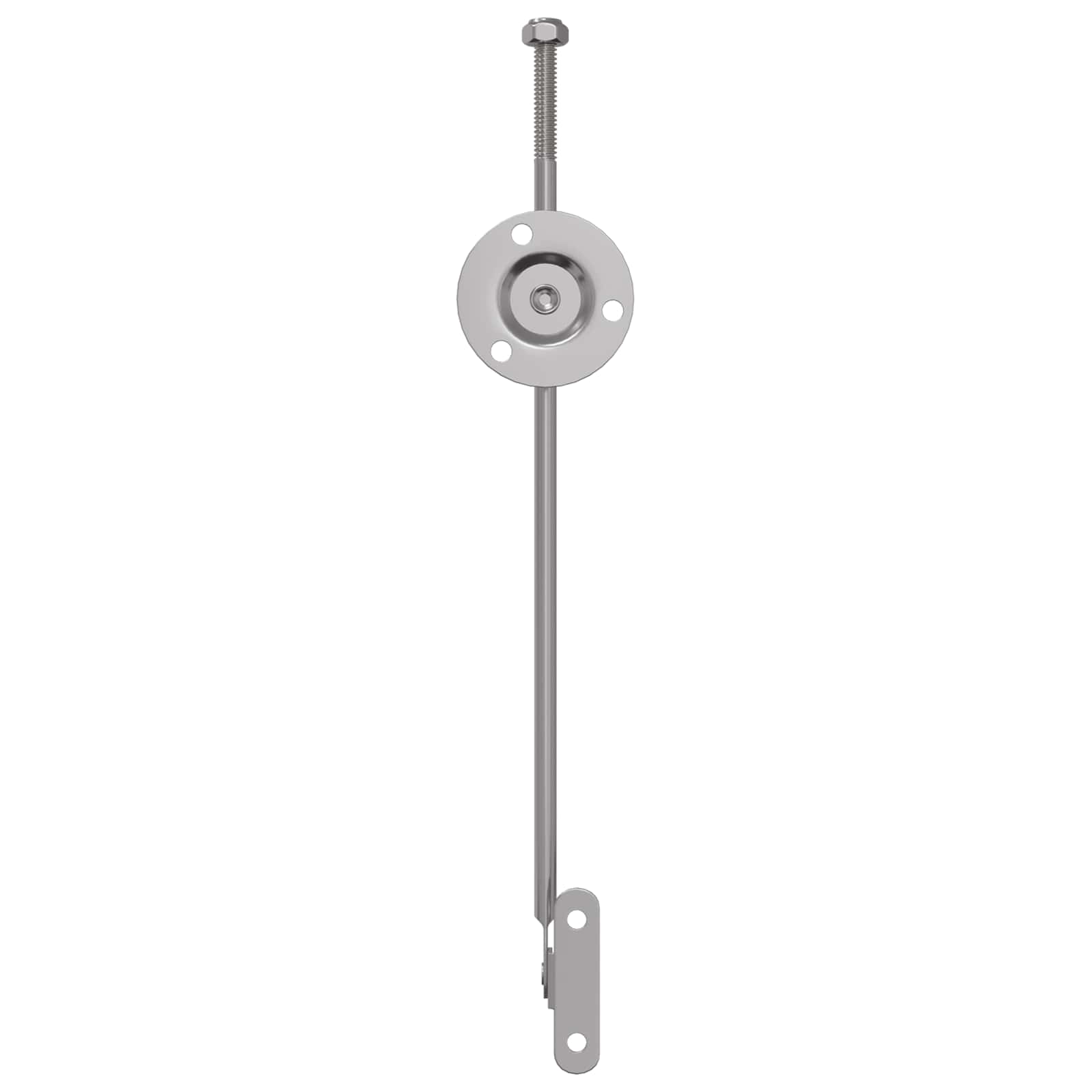 Μεντεσές με ράβδο έλξης 2 pcs Ασημί 190 mm Σίδερο - Pakobazaar