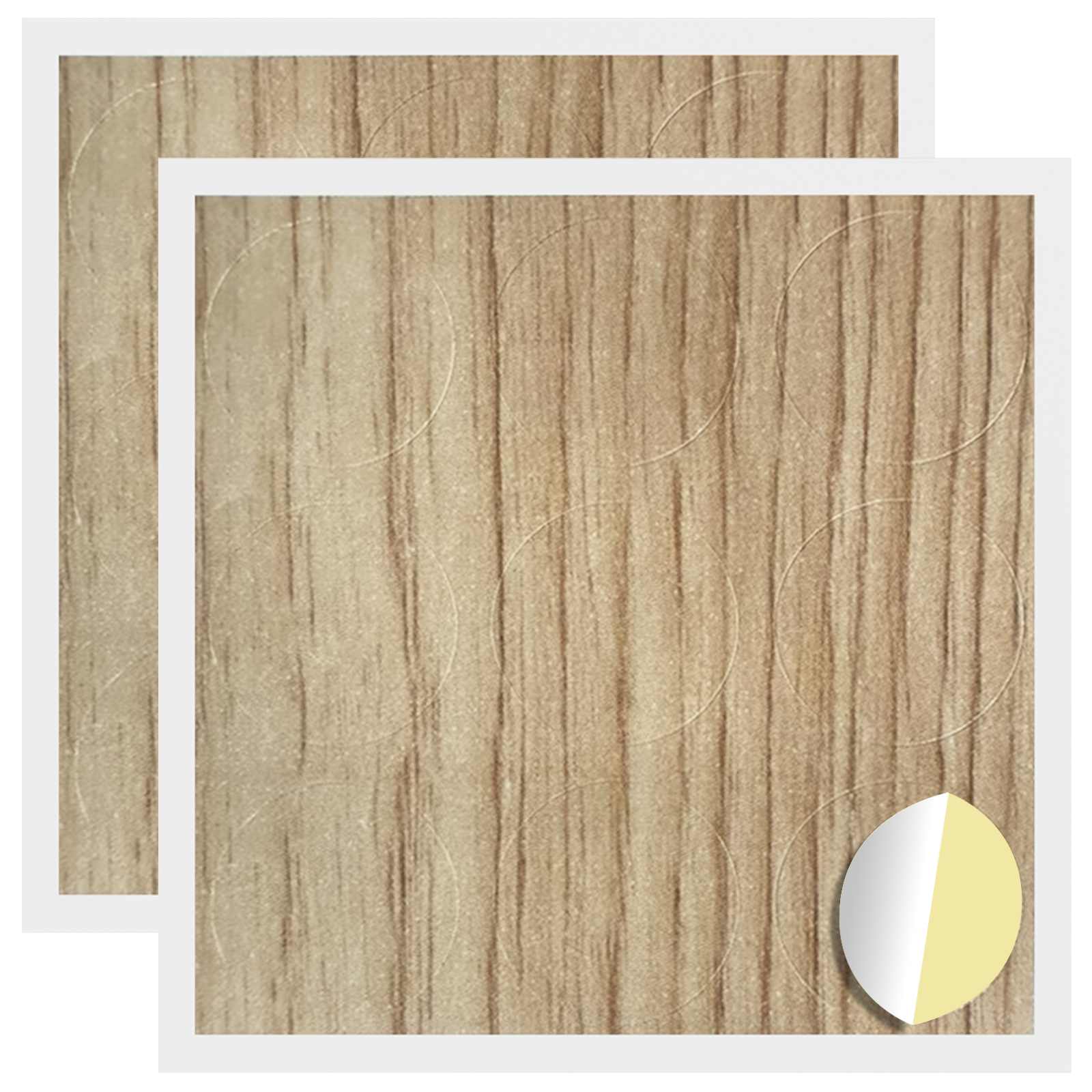 Αυτοκόλλητη Κάλυψη Βιδών 2 τμχ. Artisan Oak Ø 20 x 0,5 mm