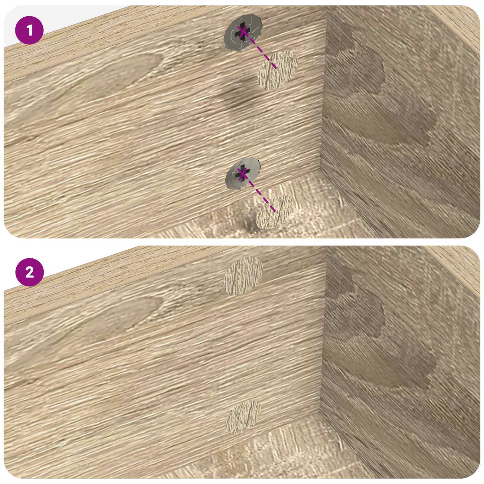 Αυτοκόλλητη Κάλυψη Βιδών 12 pcs Δρύς Sonoma Ø 20 x 0,5 mm