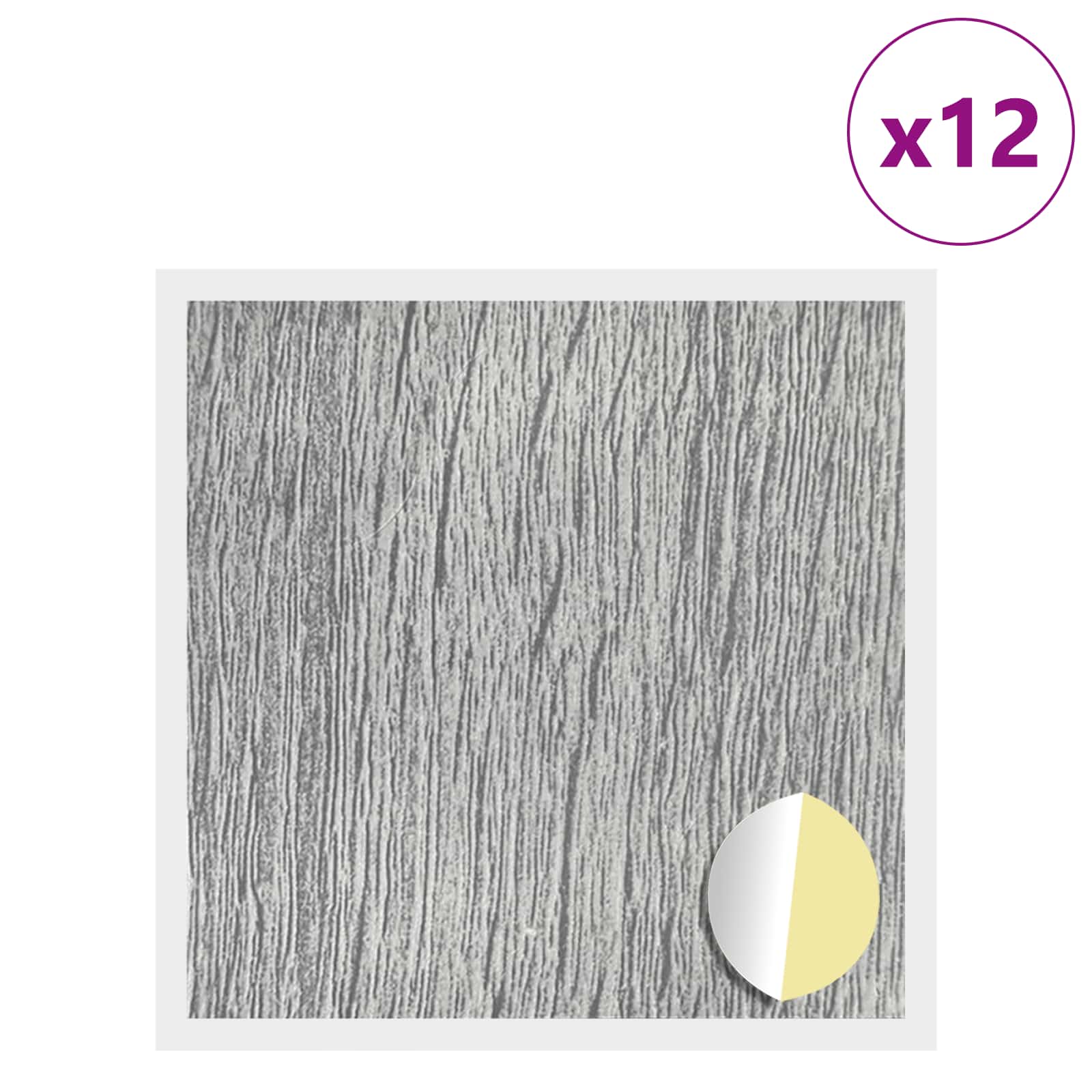 Αυτοκόλλητη Κάλυψη Βιδών 12 pcs Γκρίζο Σονομα Ø 20 x 0,5 mm