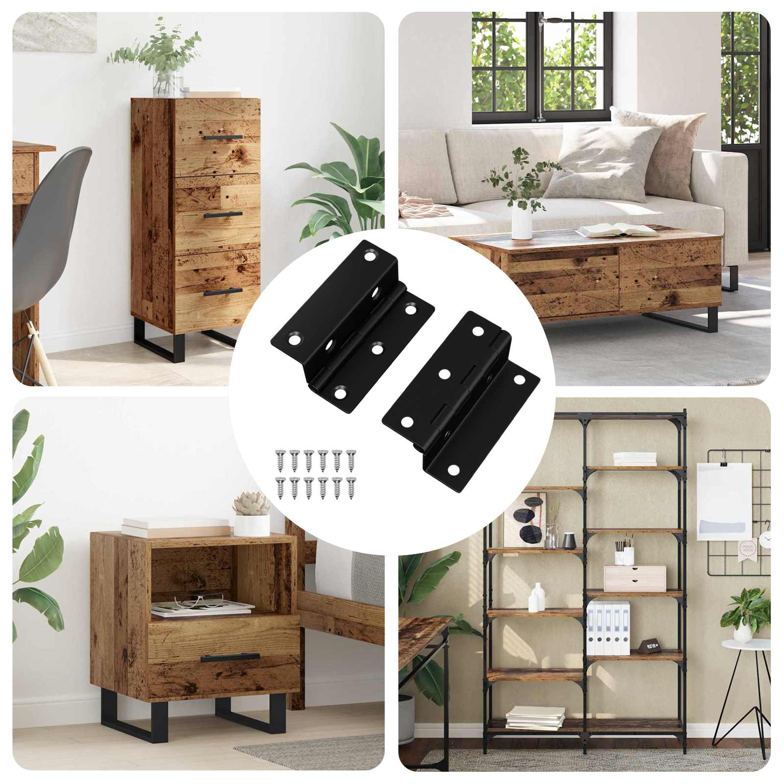 Άξονας 2 pcs Μαύρο 38 x 17 x 60 χλστ Σίδερο