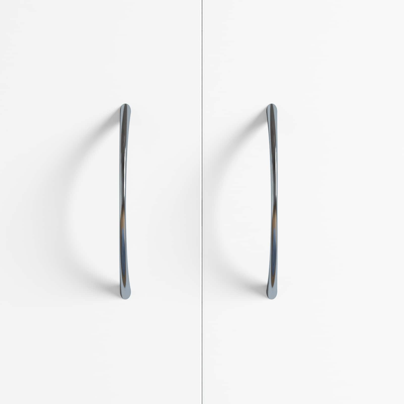 Λαβή 12 pcs Ασημί 107 x 3.6 x 23 χιλ. Ανοξείδωτο ατσάλι