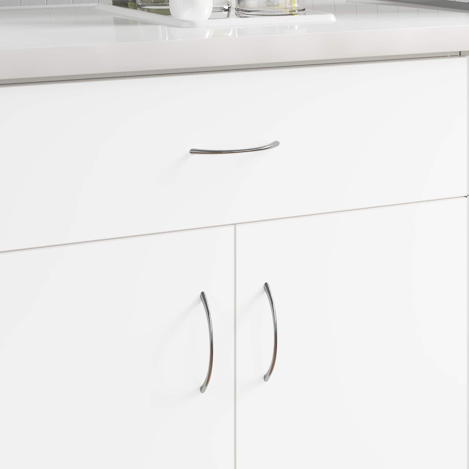 Λαβή 1385 pcs Ασημί 107 x 3.6 x 23 χιλ. Ανοξείδωτο ατσάλι