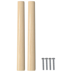 Ευθεία Λαβή 12 τμχ. Φυσικό Χρώμα Ξύλου 130 x 25 x 30 mm - Pakobazaar