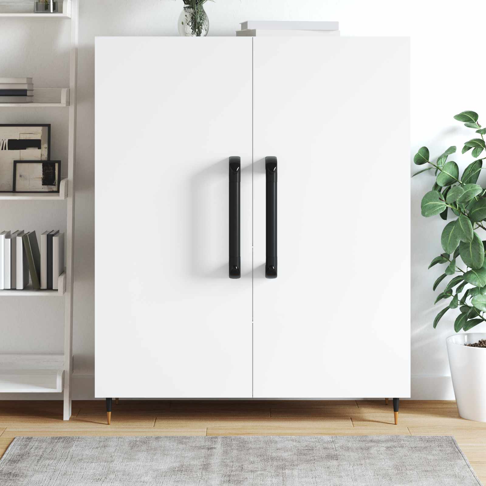 Λαβή Μονόχρωμο 2 pcs Μαύρο 380 x 34 x 85 mm Αλουμίνιο και PP