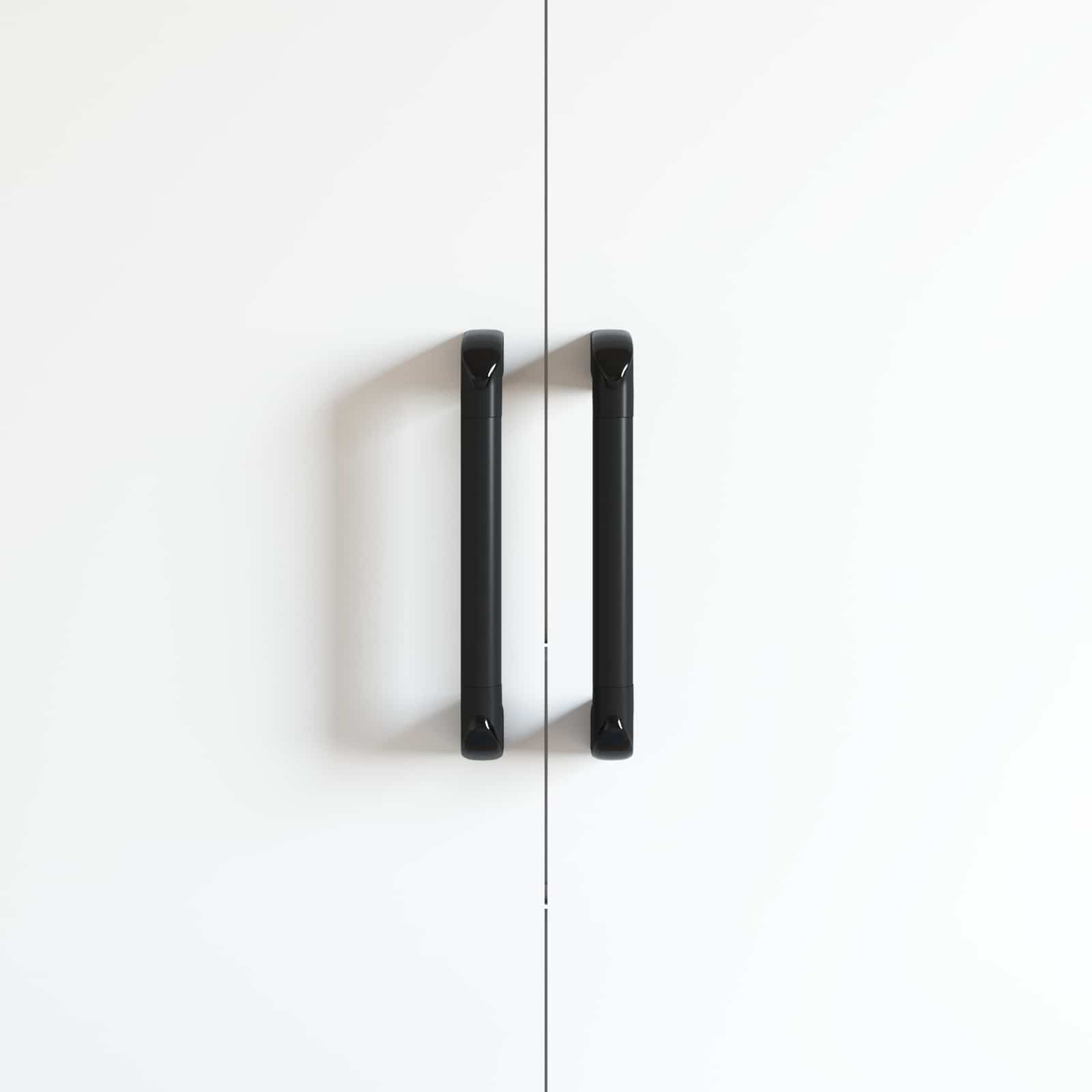 Λαβή Μονόχρωμο 12 pcs Μαύρο 380 x 34 x 85 mm Αλουμίνιο και PP