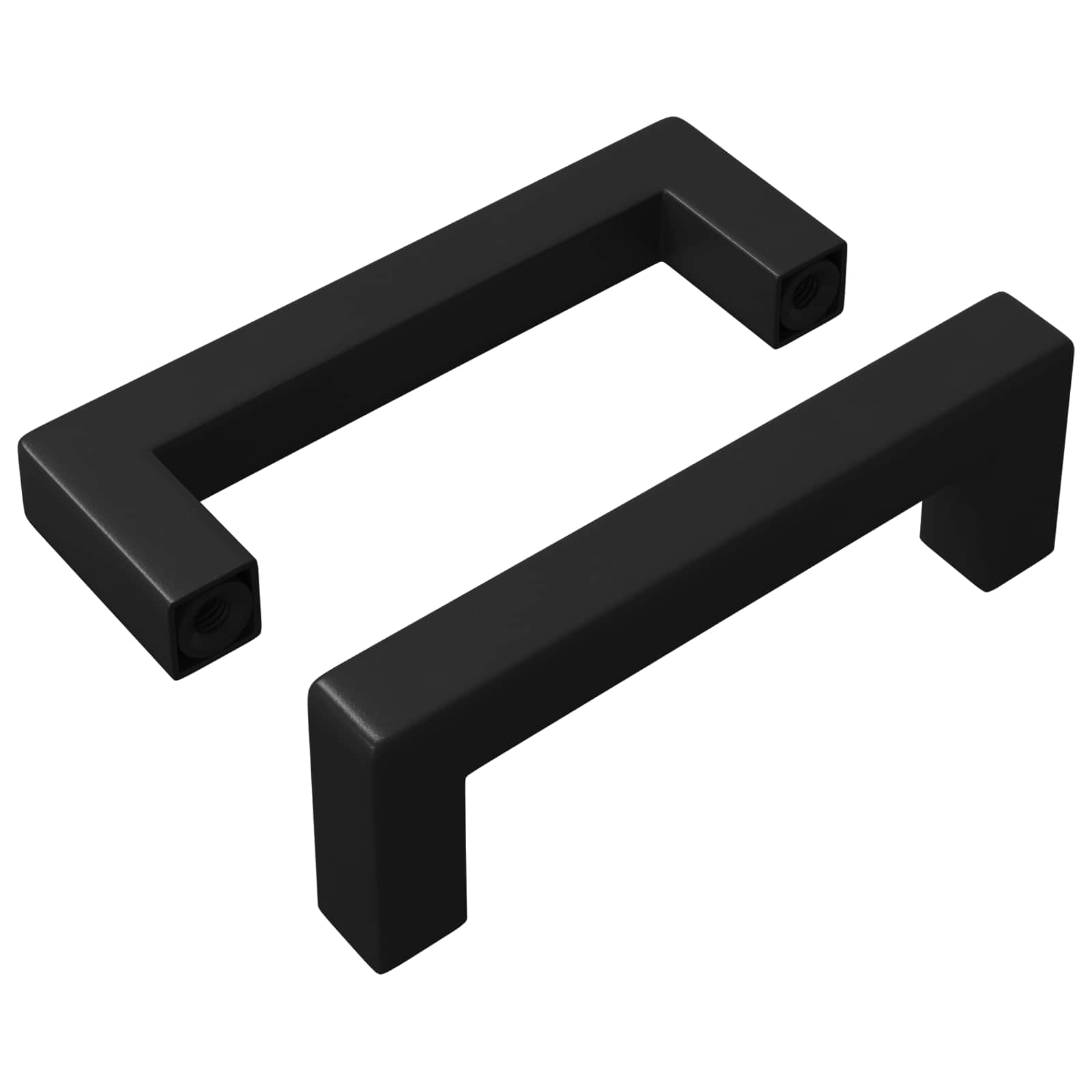 Χειριστήριο Επίπλου 2 τμχ. Μαύρο 105 x 12 x 36 mm Σίδερο - Pakobazaar
