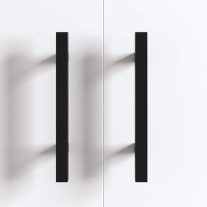Χειριστήριο Ντουλάπας 2 pcs Μαύρο 150 x 12,3 x 35,2 χιλ - Pakobazaar