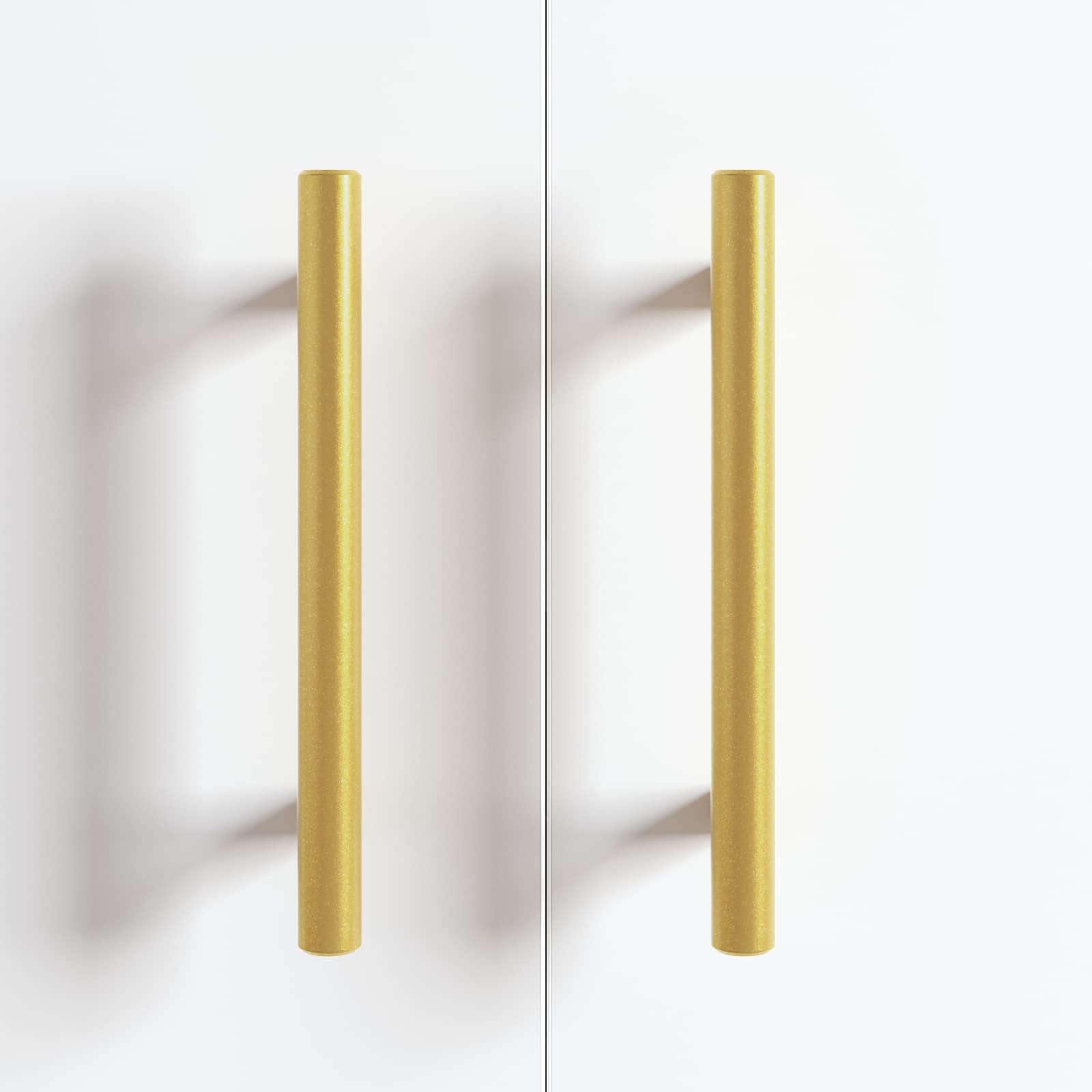 Χειριστήριο Ντουλάπας 12 pcs Χρυσό 150 mm Ανοξείδωτο ατσάλι