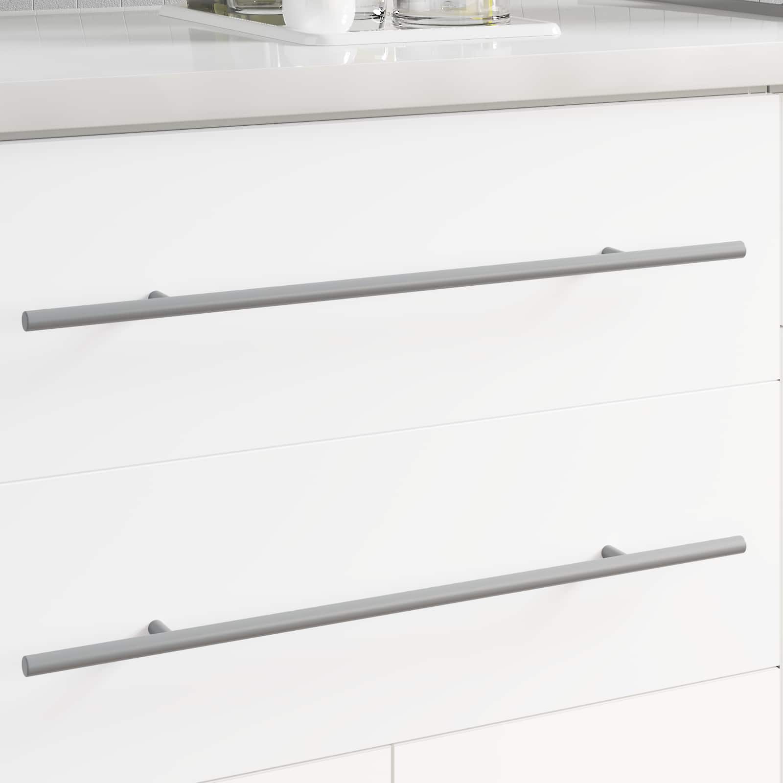 Λαβή 2 pcs Ασημί 500 mm Ατσάλι - Pakobazaar