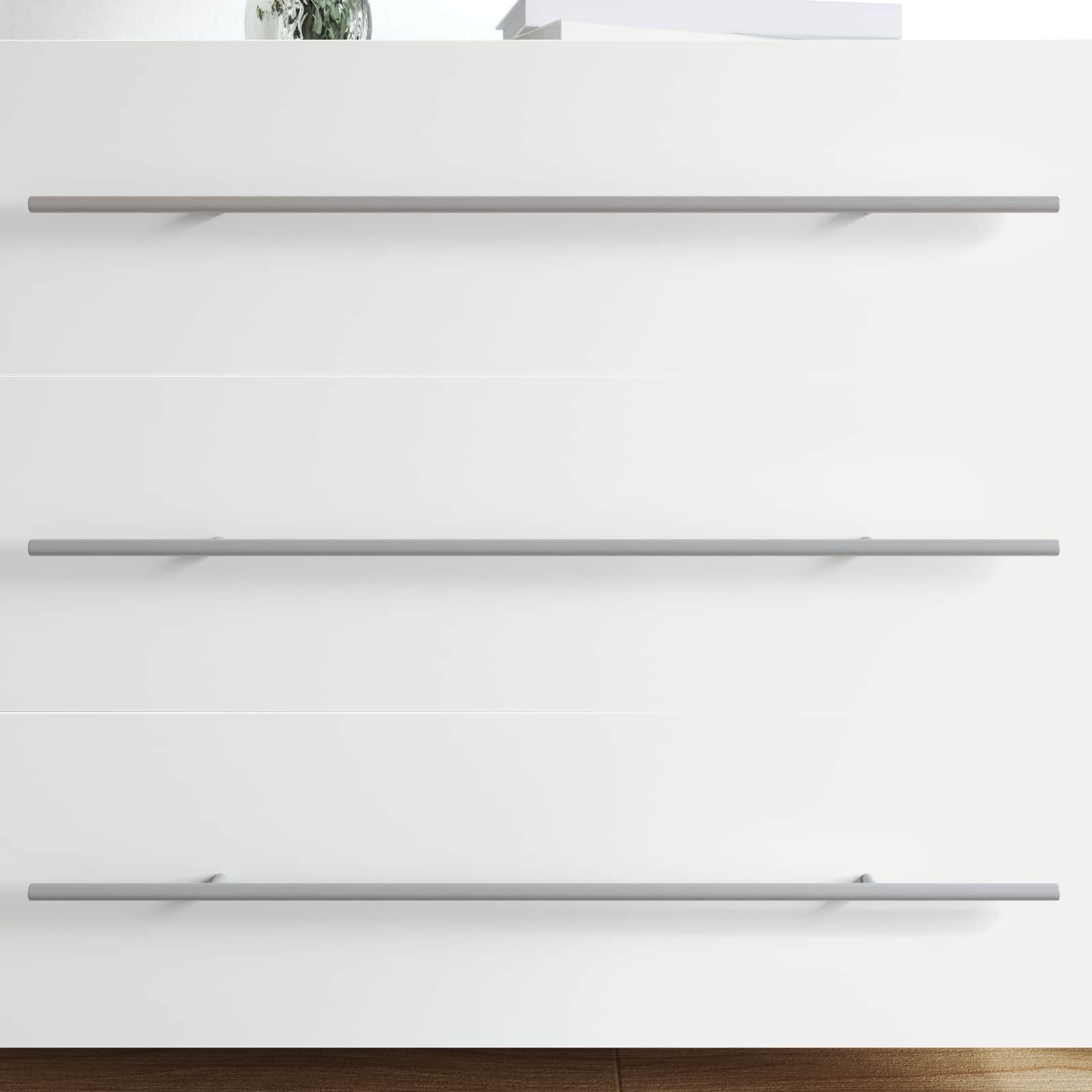 Χειριστήριο Ντουλάπας 2 pcs Ασημί 700mm Ανοξείδωτο ατσάλι - Pakobazaar